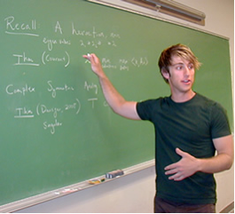 Jeff Danciger (below) earned the UCSB Chancellors Award for Excellence in Undergraduate Research