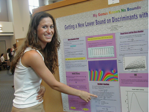 Kimberly (Spears) Hopkins (above), class of 2004, won the UCSB Chancellors Award for Excellence in Undergraduate Research